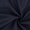 Linnen stof Ramee mix medium – zwart blauw,  thumbnail number 1