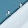 GOTS French Terry sommersweat Pinguïnfamilie Digitaal printen – jeansblauw,  thumbnail number 4