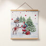 Panel Gobelin Kerstman lurex – ecru,  thumbnail number 6