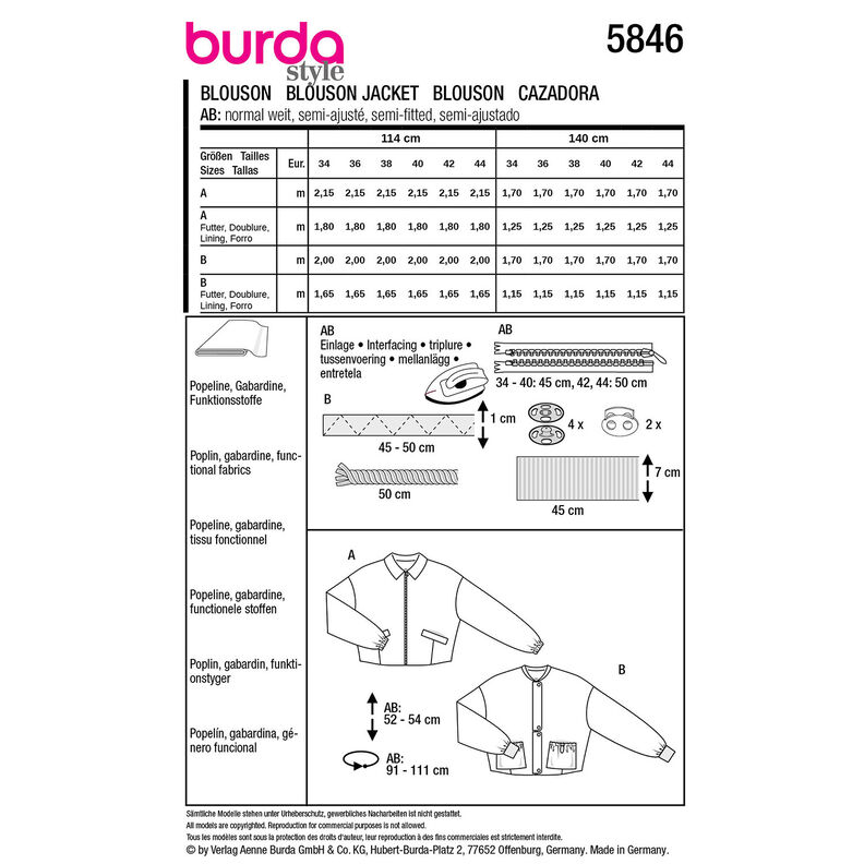 Blouse | Burda 5846 | 34-44,  image number 9