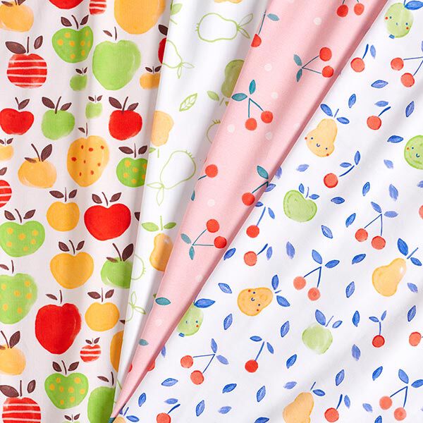 GOTS Katoenjersey Aquarel peren | Tula – wit, image number 6