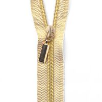 Ritssluiting goud - goud