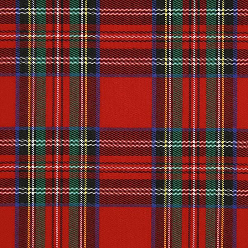 Schotse ruit tartan ruit groot – rood,  image number 1