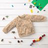 Sweatshirt geruwd abstracte steppedieren – cashew,  thumbnail number 5