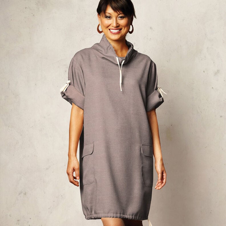 Lichte French Terry effen – taupe,  image number 9