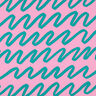 Katoenpopeline Making Waves | Nerida Hansen – roze,  thumbnail number 1