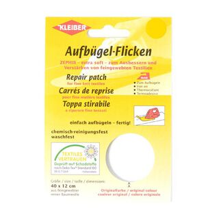 Zefier-strijkstof – wit, 