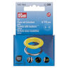 Oogjes met sluitringen [15 stuks | Ø 14 mm] | Prym – geel/zilver metallic,  thumbnail number 1