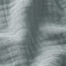 Drielaagse katoenen mousseline Effen – olifantgrijs,  thumbnail number 2