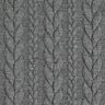 Jerseyjacquard cloqué kabelsteekpatroon – donkergrijs,  thumbnail number 1