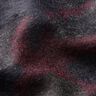 Mantelstof Wolmix Camouflage – zwart/merlot,  thumbnail number 2
