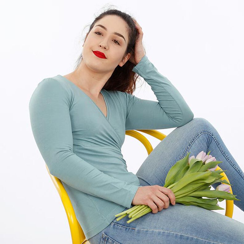 MEVROUW LIESE Overhemd in wikkellook | Studio Schnittreif | XS-XXL,  image number 7