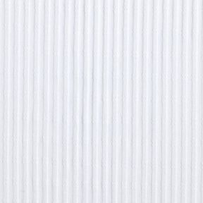 Ribjersey Enkelvoudig breipatroon – wit, 