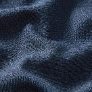 Viscose-linnen-mix Effen – marineblauw, 