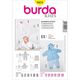 Baby-overall / jas / voetenzak / broek, Burda 9478,  thumbnail number 1