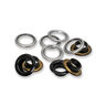 Oogjes met sluitringen [20 stuks | Ø 11 mm] | Prym – zwart/zilver metallic,  thumbnail number 2