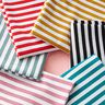 Katoenjersey brede strepen – rood/wit,  thumbnail number 5