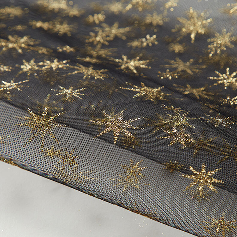 Tule glittersterren – zwart/goud,  image number 6