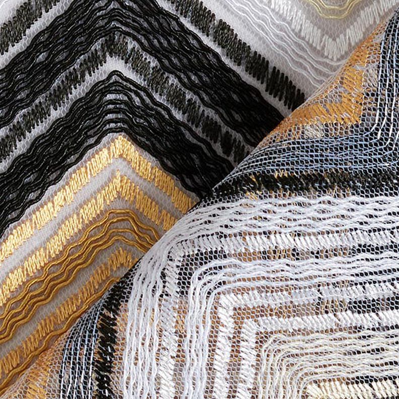 Tule Zigzag – lichtbruin/zwart, image number 5