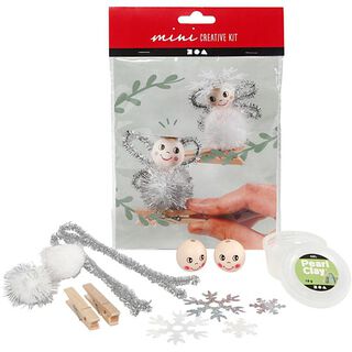 Mini creatieve set Engel van houten knijpers [ 2 Stuk ], 