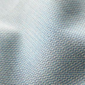 Outdoorstof jacquard Kleine zigzag – marineblauw, 