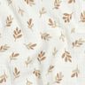 Mousseline/dubbel gehaakte stoffen Takken | Poppy Fabrics – ivoor/mocca,  thumbnail number 2