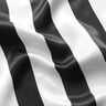 Polyestersatijn brede lengtestrepen – zwart/wit,  thumbnail number 2