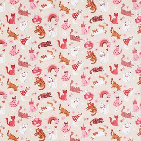Gecoate katoen speelse kittens – roos, 