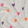 Katoenjersey Neonharten | by Poppy – natuur/neon oranje,  thumbnail number 2