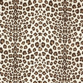 Bekledingsstof Jacquard Luipaard – creme/anemoon, 