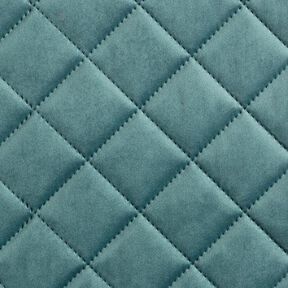 Bekledingsstof Fluweel Doorgestikte stof – dennengroen, 