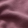 Mini Katoenen wafel jersey effen – aubergine,  thumbnail number 3