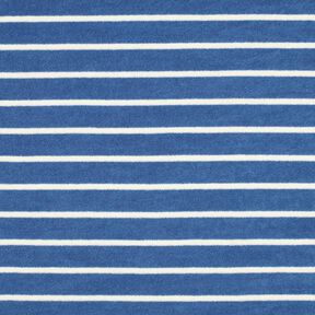 Badstof jersey Strepen – stralend blauw/ivoor, 