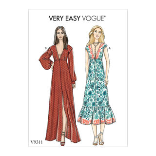 Jurk, Very Easy Vogue 9311 | 32 - 48, 