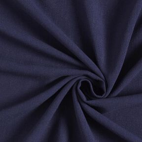 Viscose-linnen-stof – marineblauw, 