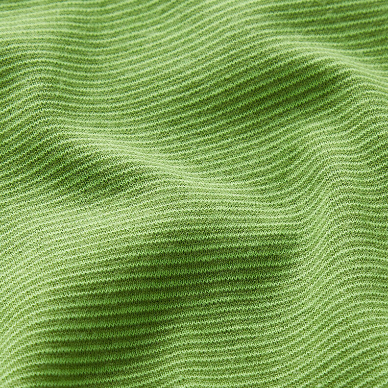 Boordstof Rondgebreide smalle strepen – appelgroen/pijn,  image number 2
