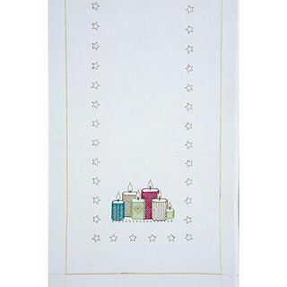 Borduurset tafelloper kaarsen | Rico Design, 