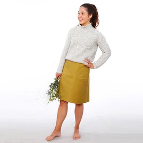 FRAU INA - eenvoudige rok met opgestikte zakken, Studio Schnittreif | XS - XXL, 
