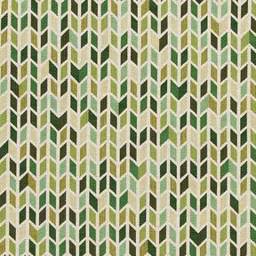 Jacquard gobelin Zigzag – groen | Stofrestant 70cm, 