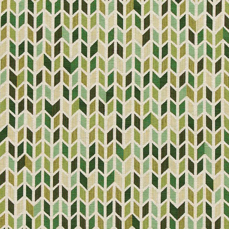 Jacquard gobelin Zigzag – groen,  image number 1