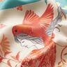 Satijnen paneel vogels en feeën | Katia Fabrics – aquablauw/creme,  thumbnail number 6