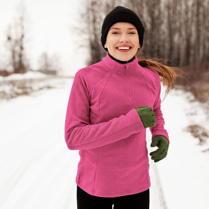 antipilling fleece – intens roze,  image number 7