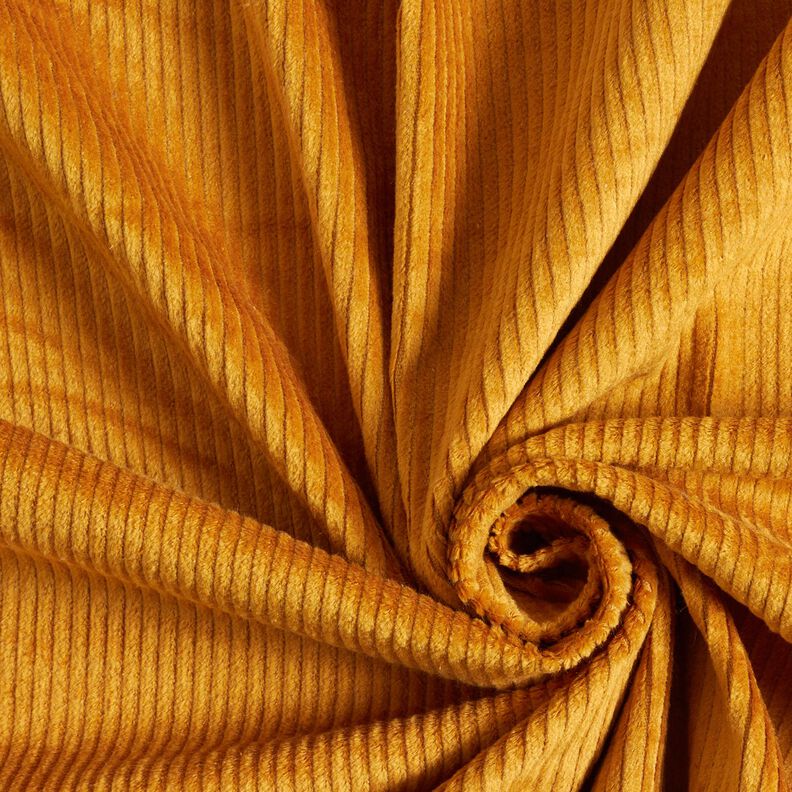 Brede rib stretch – currygeel,  image number 1