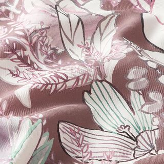 Outdoorstof Aquarel bloesems – bessen, 