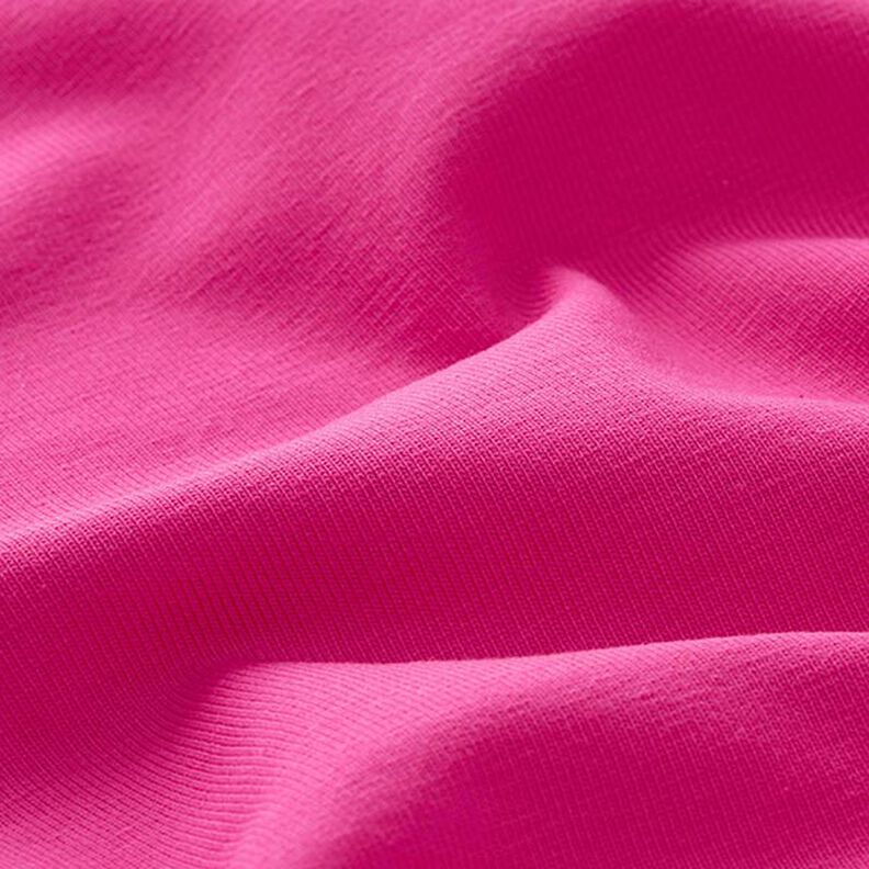 Katoenjersey medium effen – intens roze,  image number 4