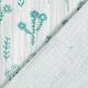 GOTS Mousseline/dubbel gehaakte stoffen Planten | Tula – pastelgroen,  thumbnail number 4