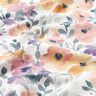 GOTS Katoenjersey Aquarel bloemenweide Digitaal printen – ivoor,  thumbnail number 2