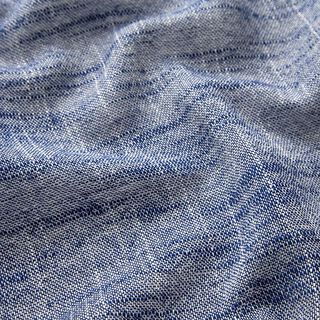 Katoen-linnen-mix effen – marineblauw, 