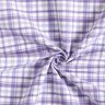 Katoenen stretch ruit – wit/lavendel,  thumbnail number 4