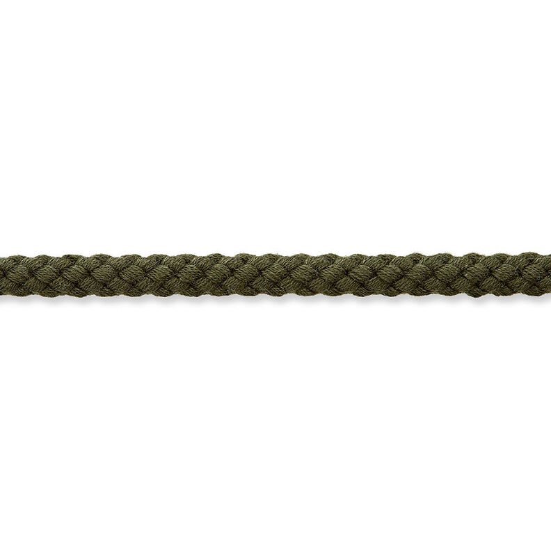Katoenen koord [Ø 7 mm] – donkerolijf,  image number 2